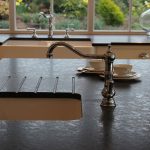 custom black kitchen granite countertops in home