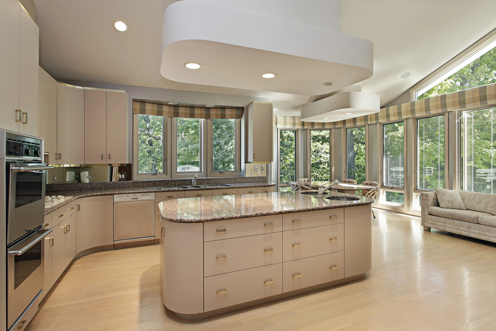 modern white granite contemporary kitchen design